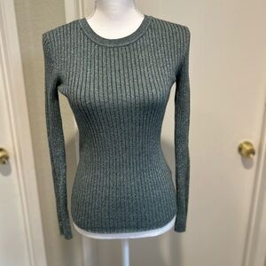 Ribbed Long Sleeve Sweater